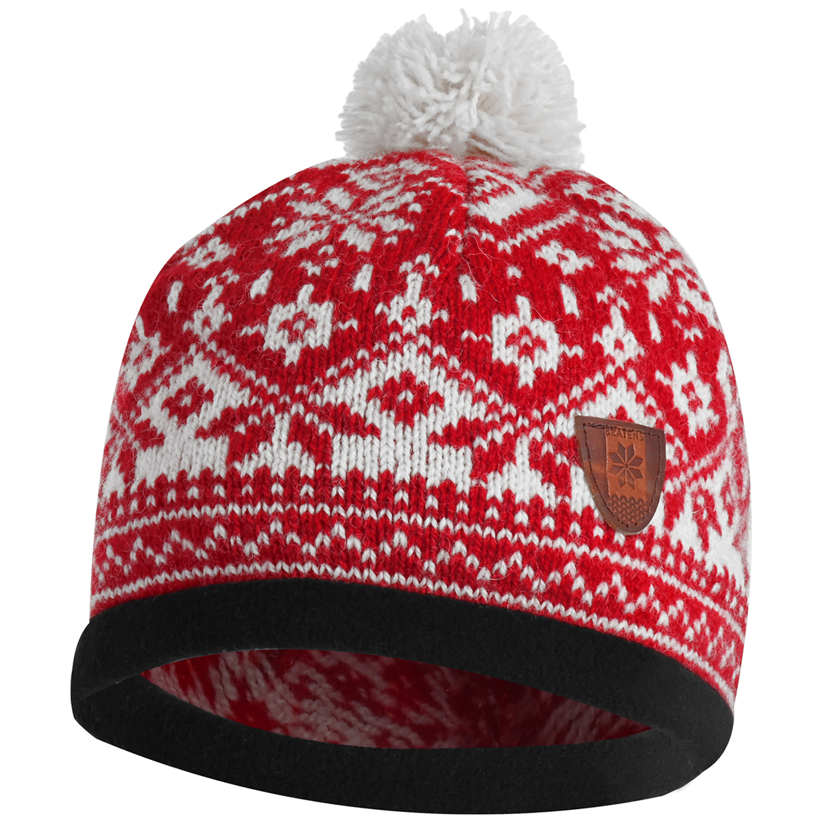 Damenmütze Strickmütze im Norweger-Style Zopfmuster   Mütze warm  Wintermütze 